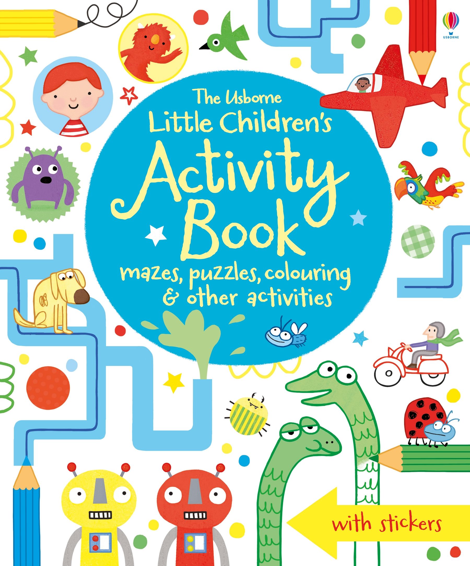 Usborne Little Childrens Activity Book Mazes, Puzzles & Colouring