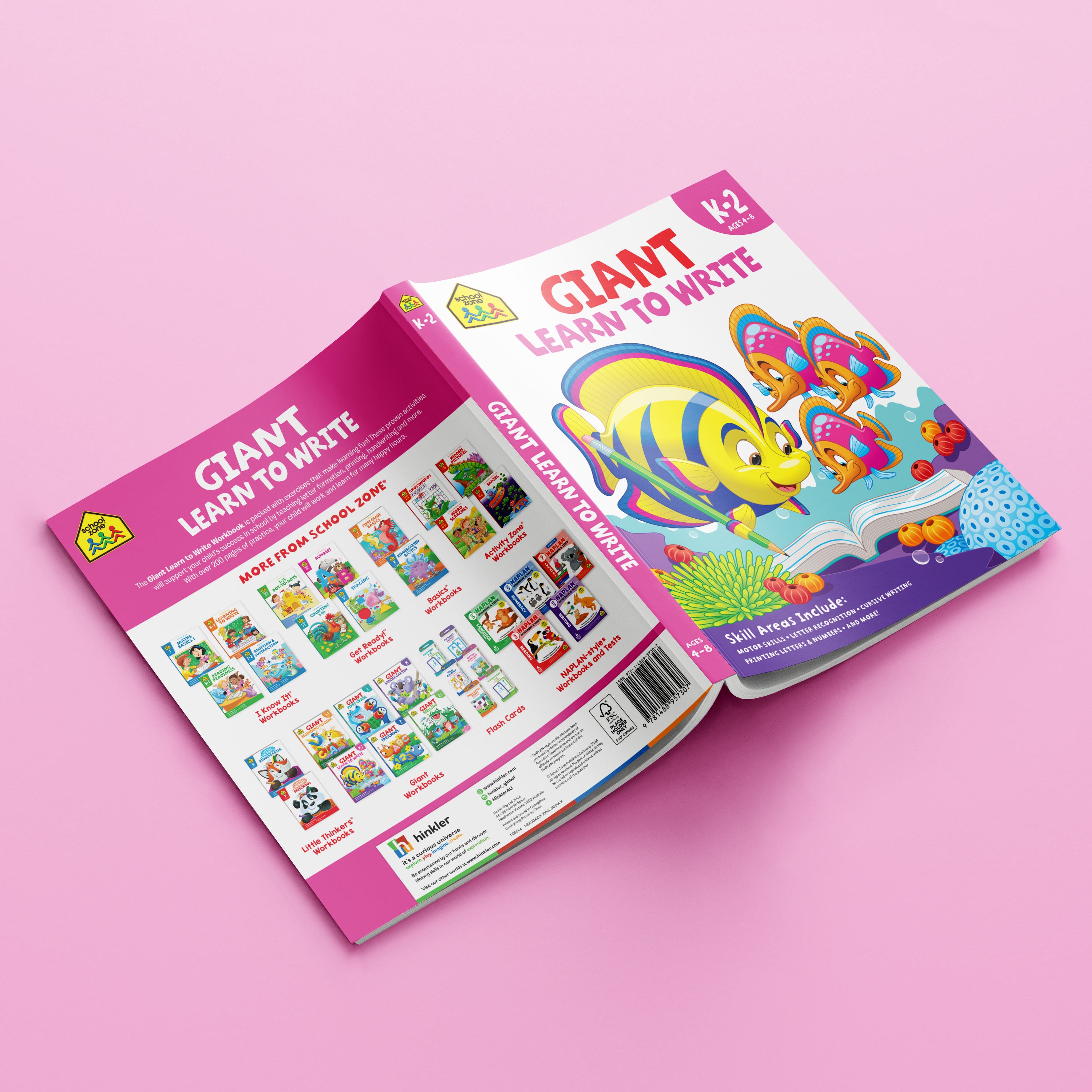 School Zone Giant Workbook Learn to Write