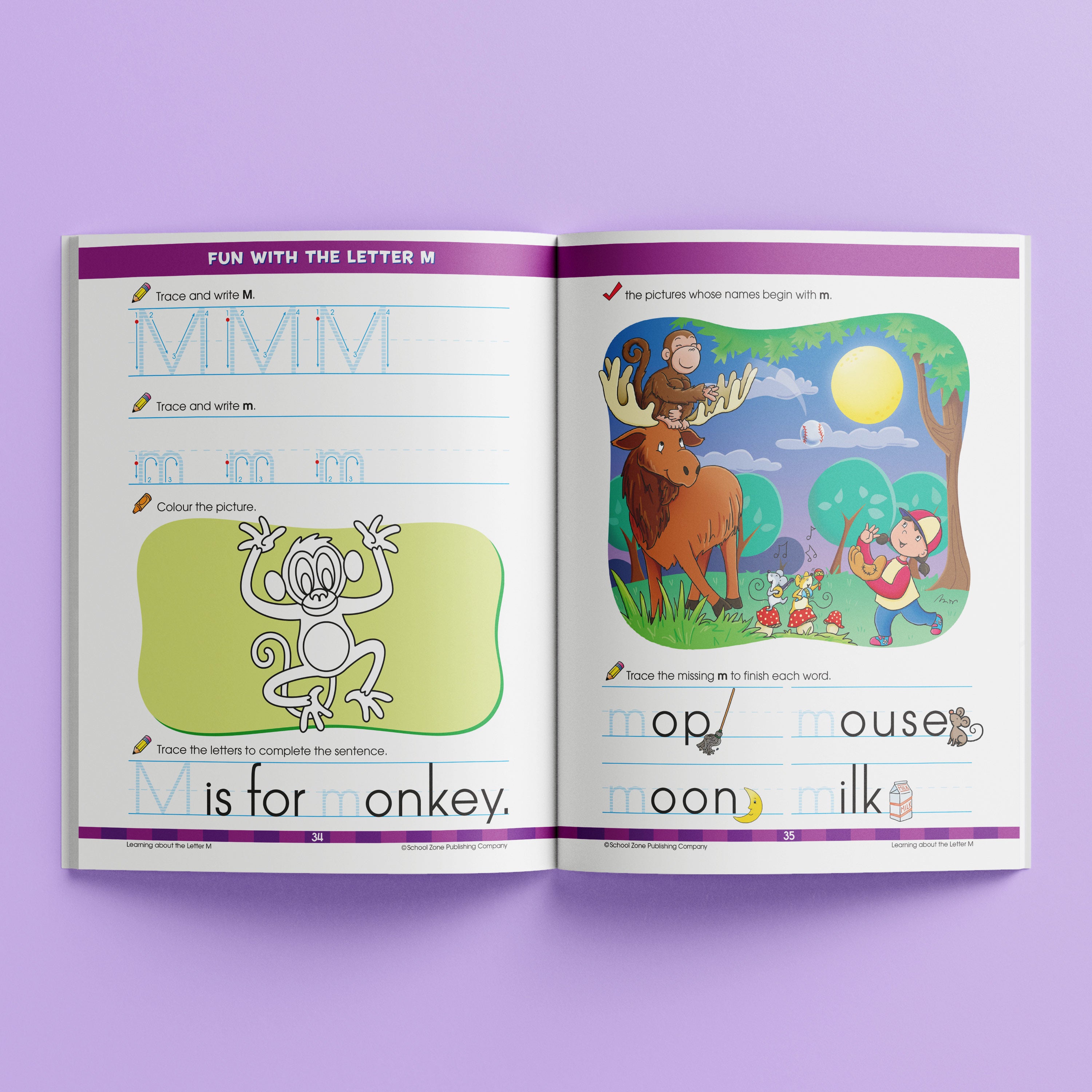 School Zone Giant Workbook Kindergarten