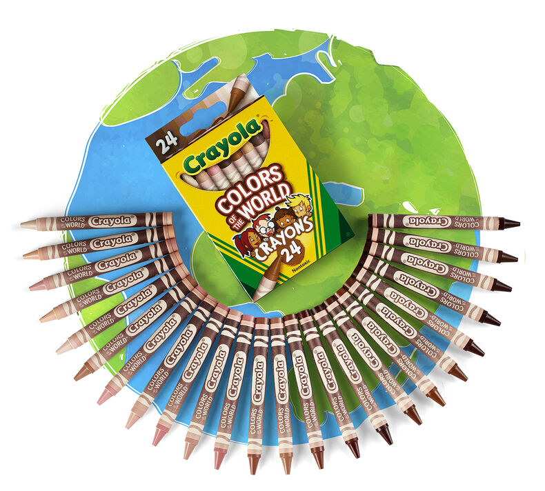 Crayola Colours of the World Crayons (24ct)