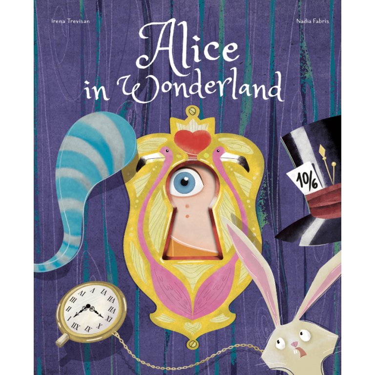 Diecut Reading Alice In Wonderland