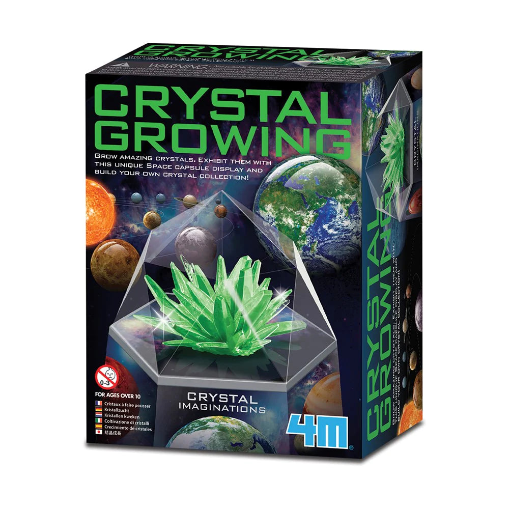 4M Crystal Growing Crystal Imaginations Green