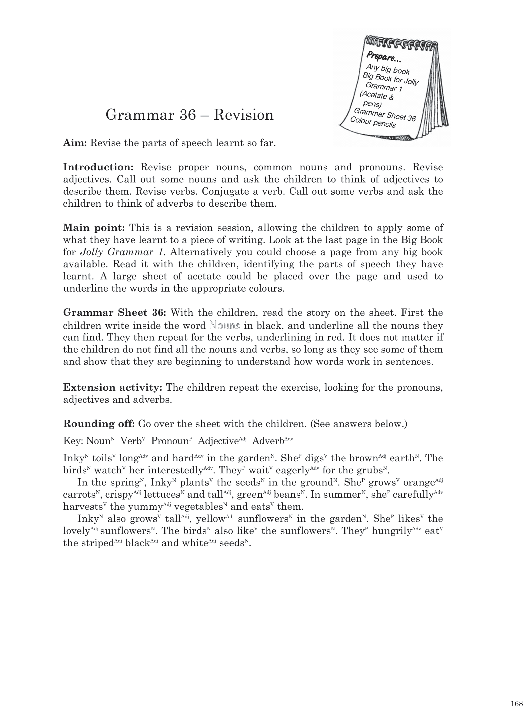 Jolly Grammar Handbook 1