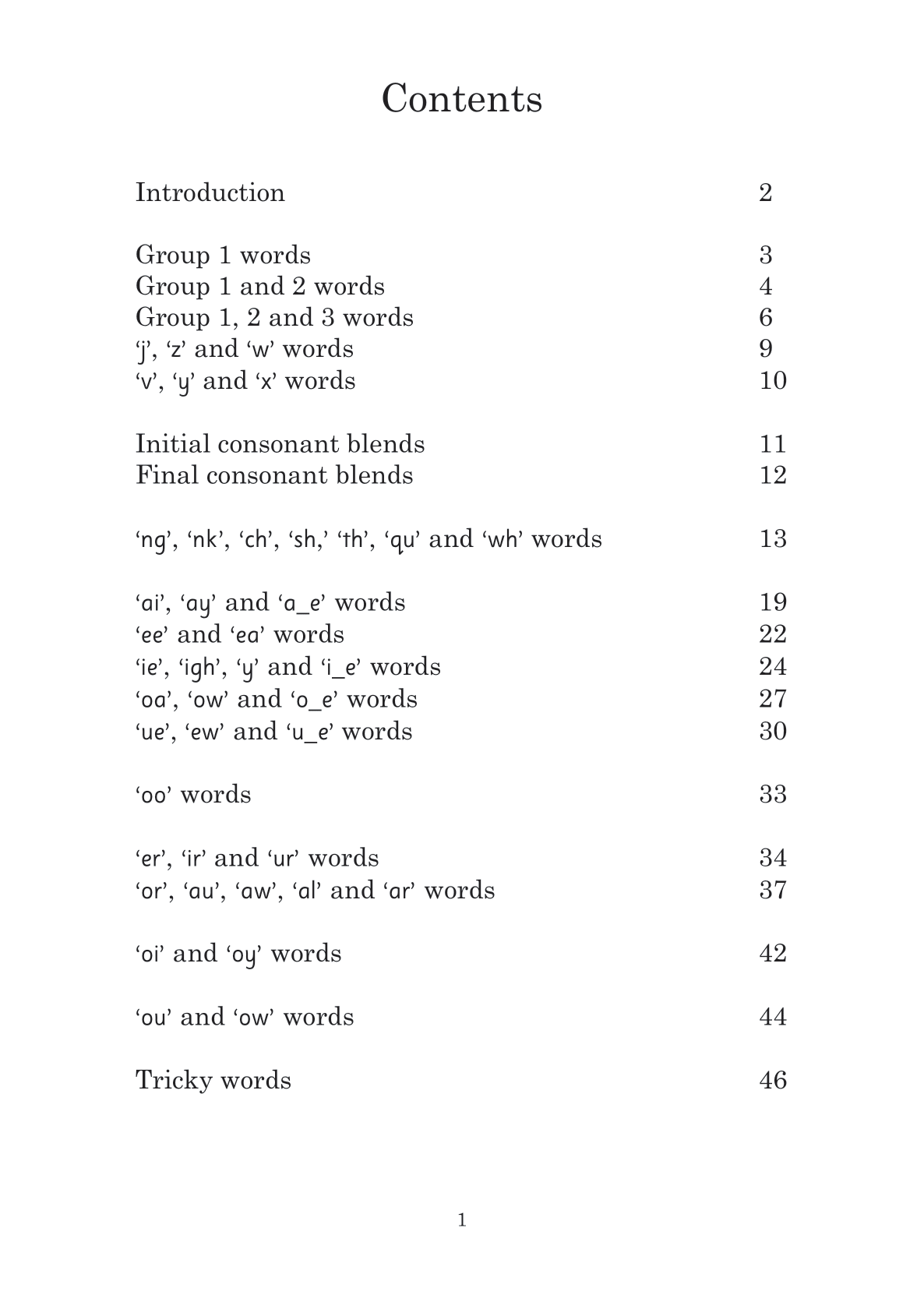 Jolly Phonics Word Book