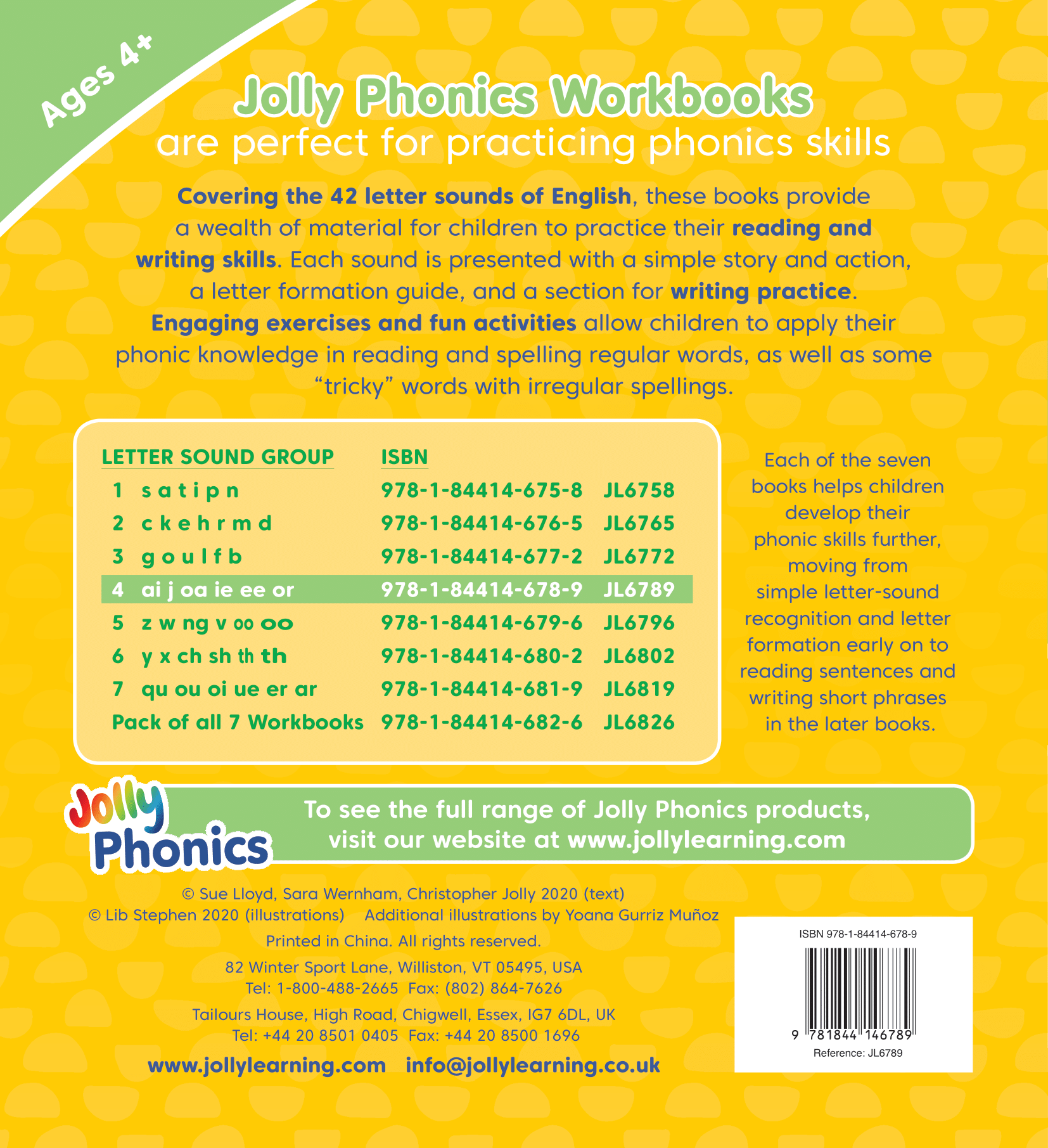 Jolly Phonics Workbook 4