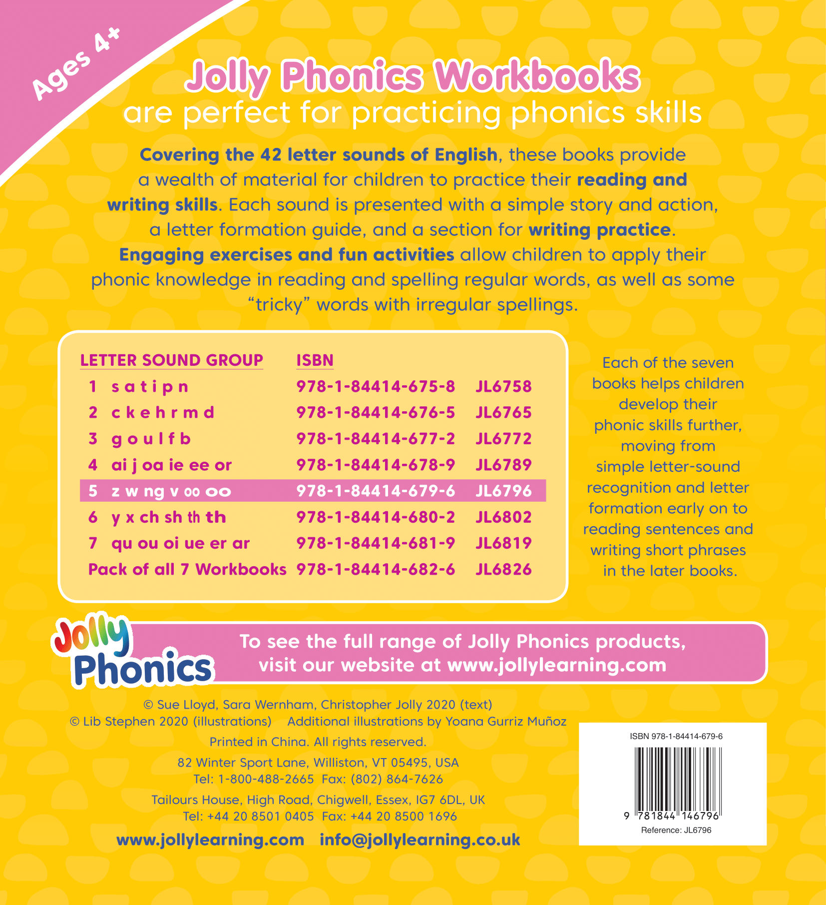 Jolly Phonics Workbook 5