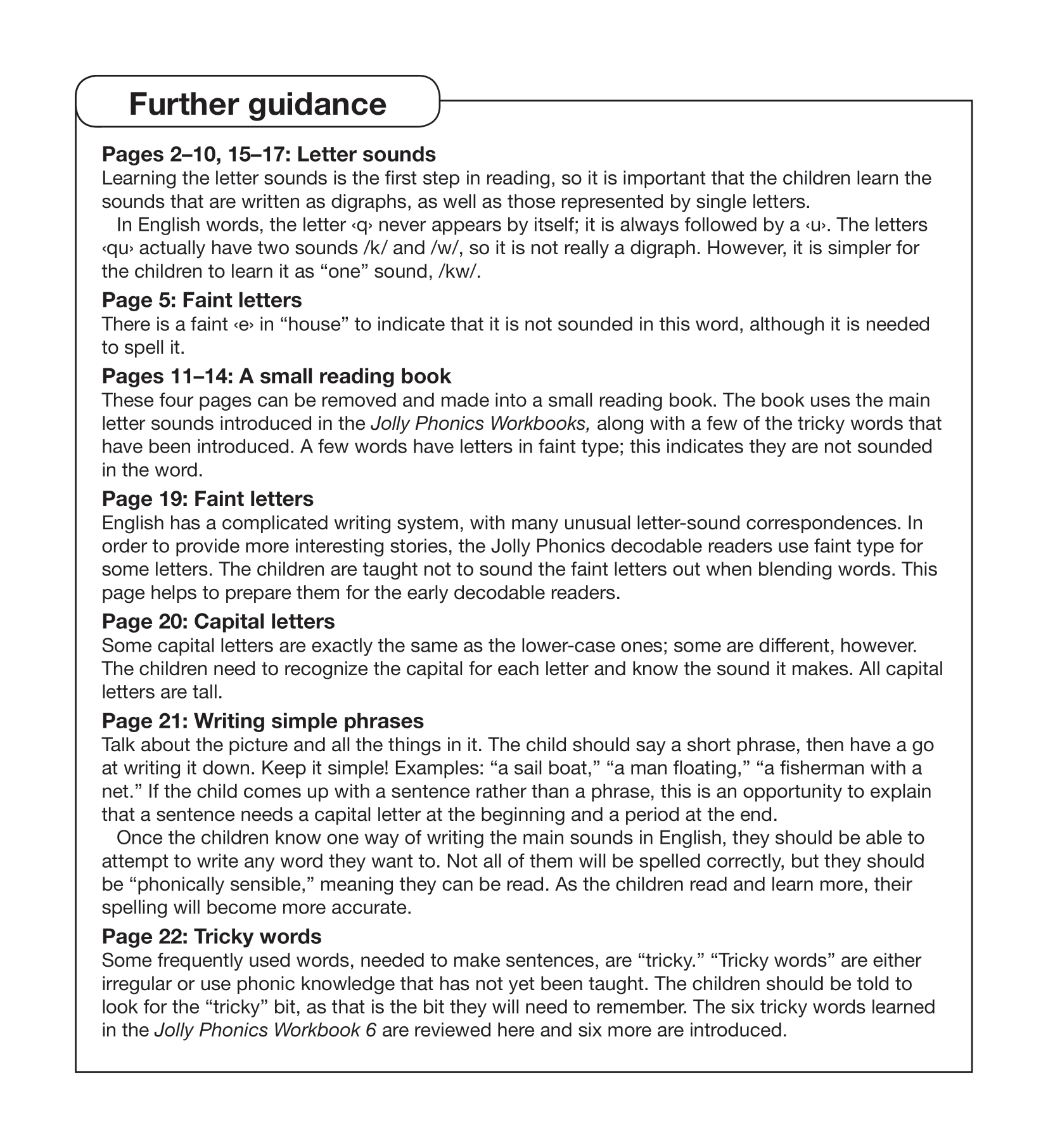 Jolly Phonics Workbook 7