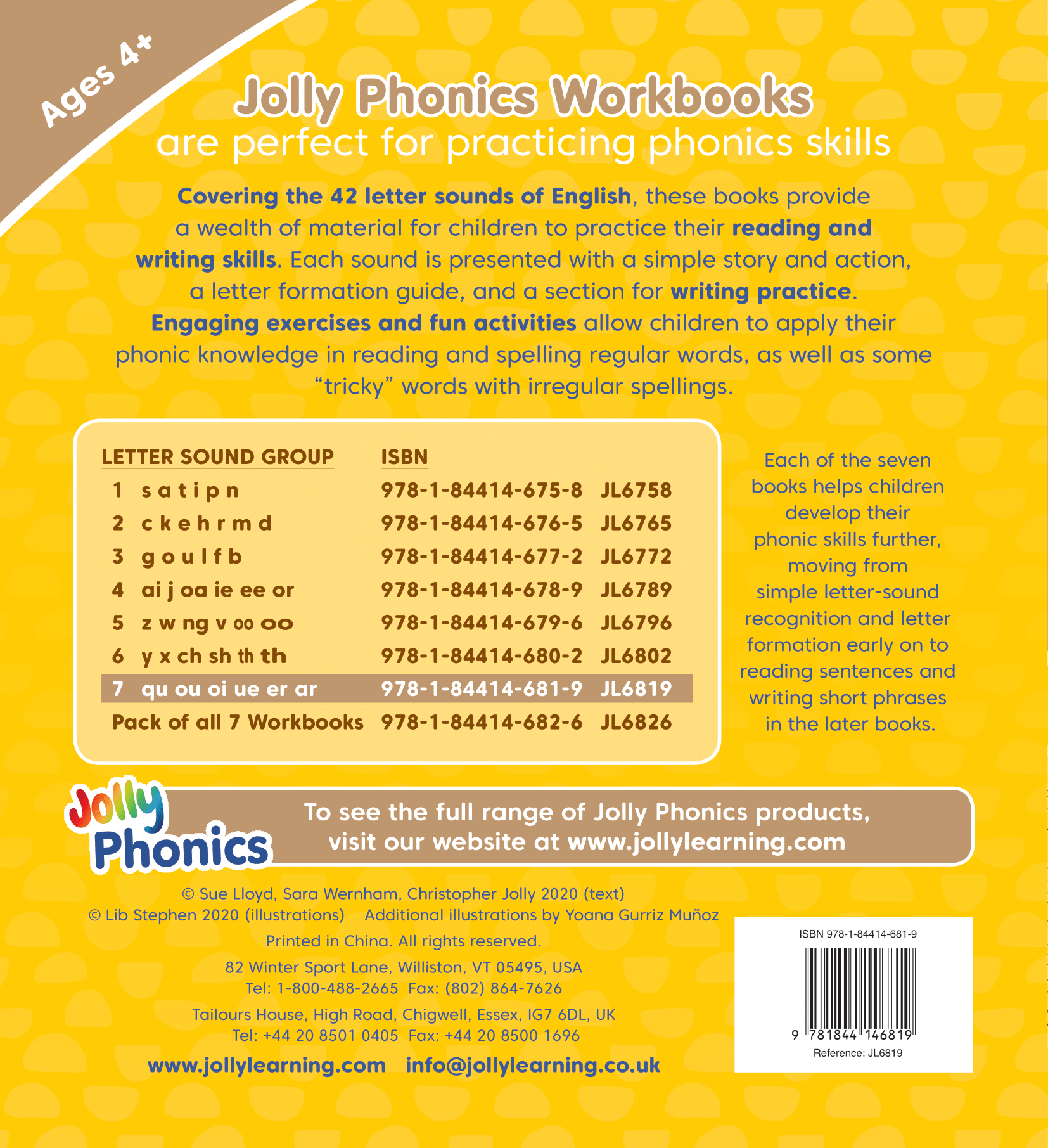 Jolly Phonics Workbook 7