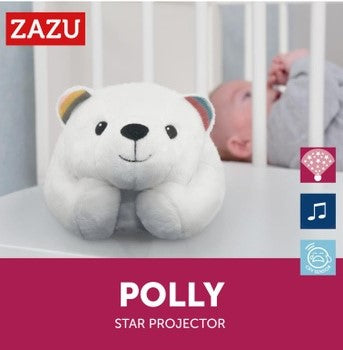 Zazu Star Projector Sleep Soother: Polly the Polar Bear