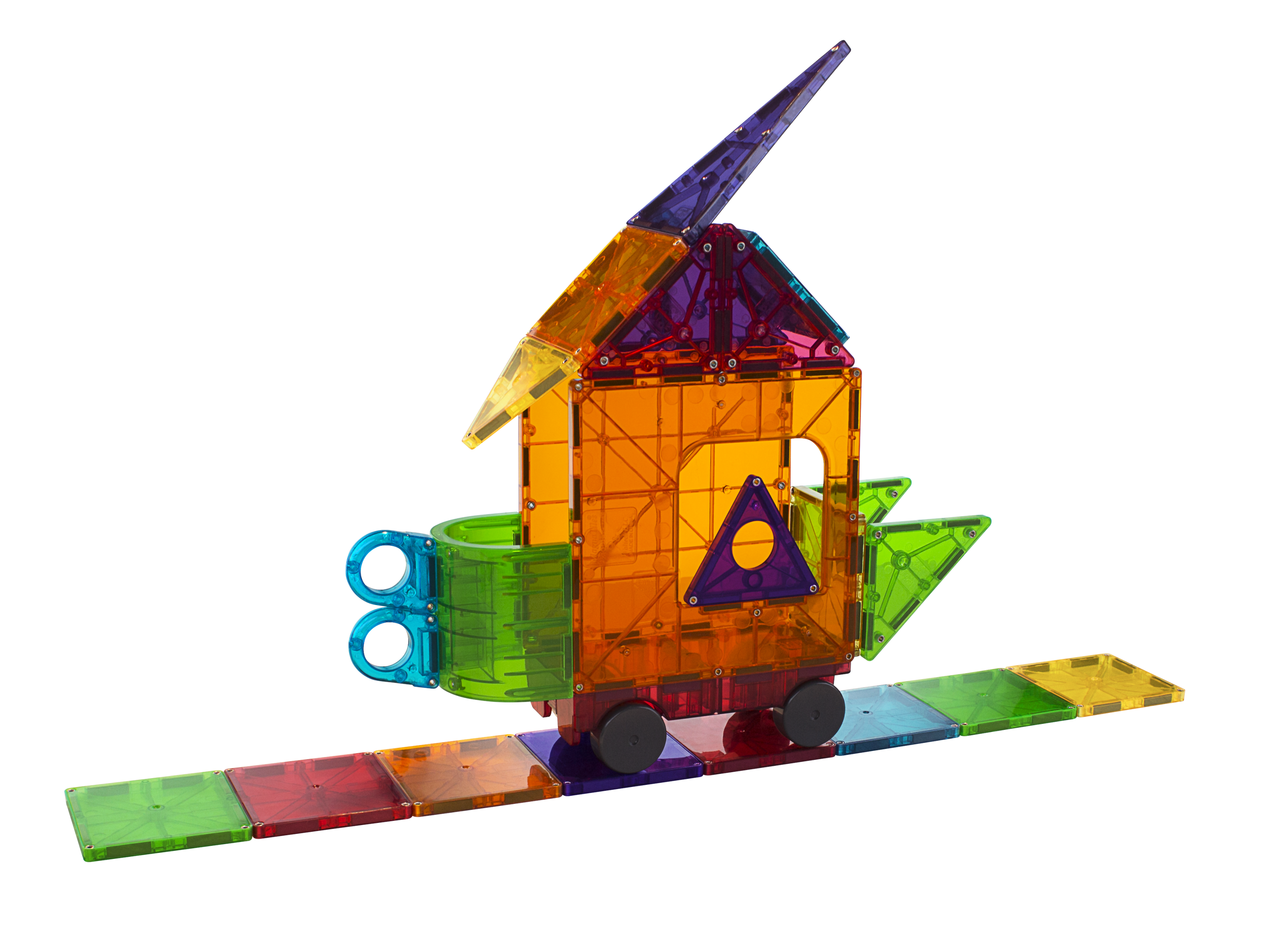 Magna-Tiles Clear Colors 48 Piece Set