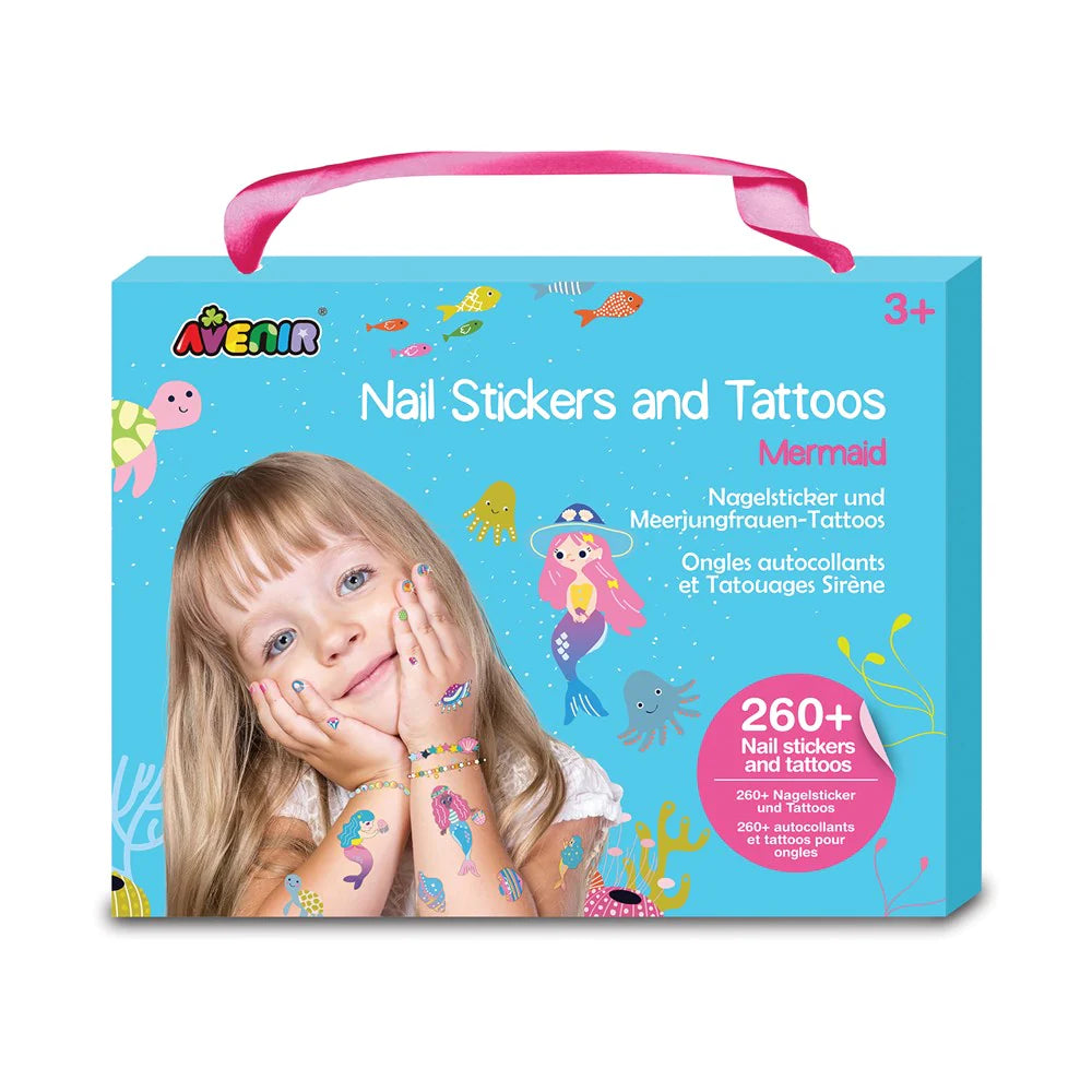 Avenir Nail Stickers and Tattoos - Mermaid