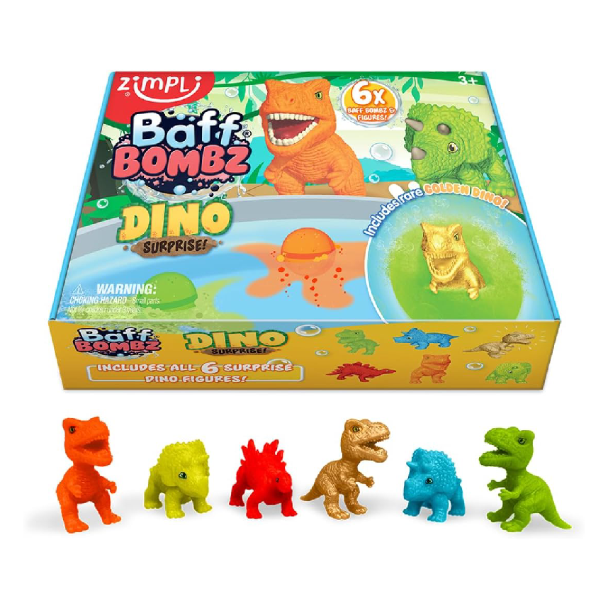 Zimpli Kids Baff Bombz Dino Surprise