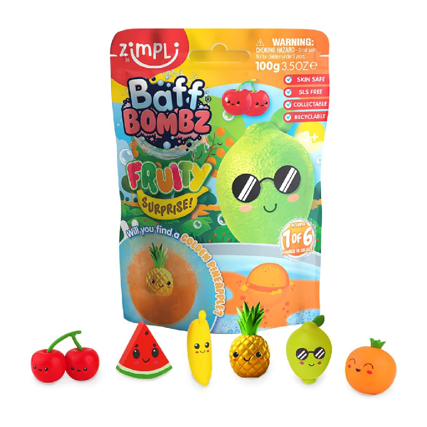 Zimpli Kids Baff Bombz Fruity Surprise