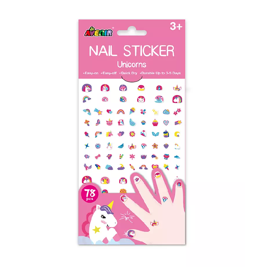 Avenir Large Nail Stickers - Unicorn