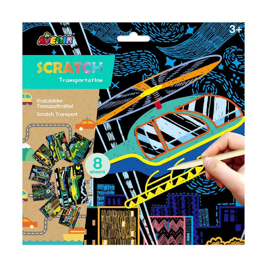 Avenir Scratch For Boys - Transportation