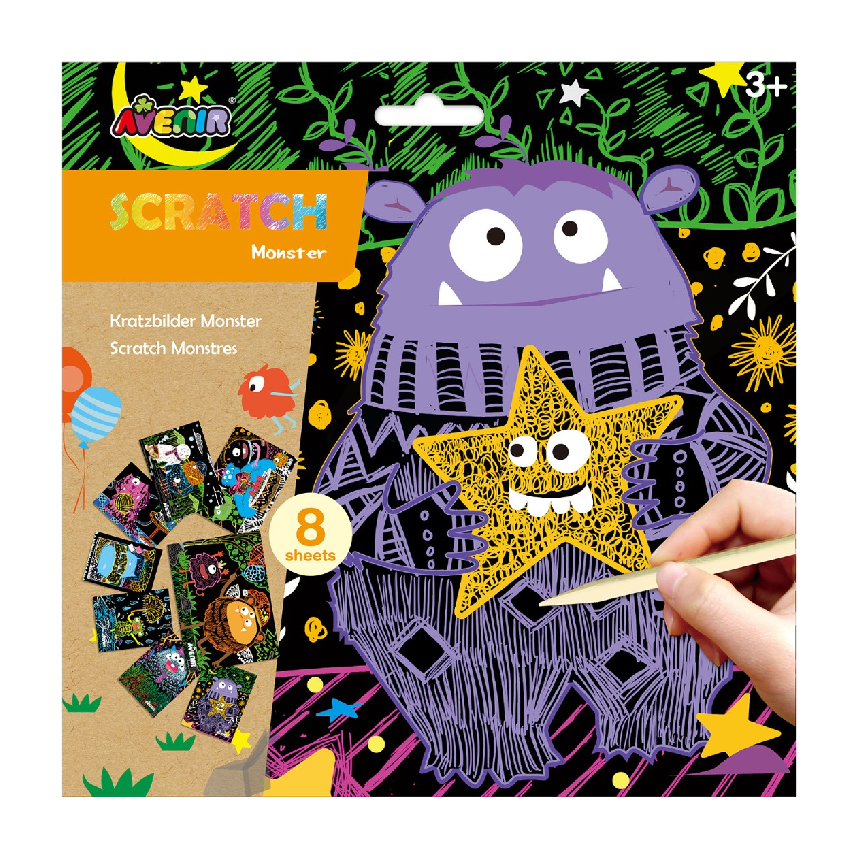 Avenir Scratch For Boys - Monster