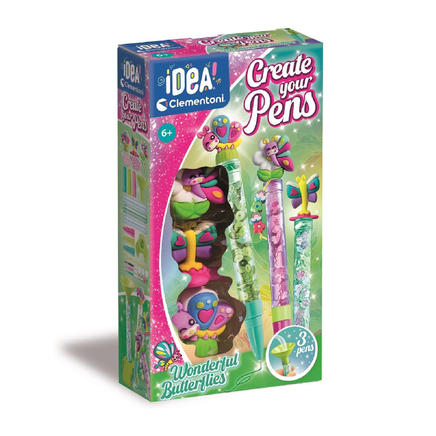 Clementoni IDEA Create Your Pens Wonderful Butterflies