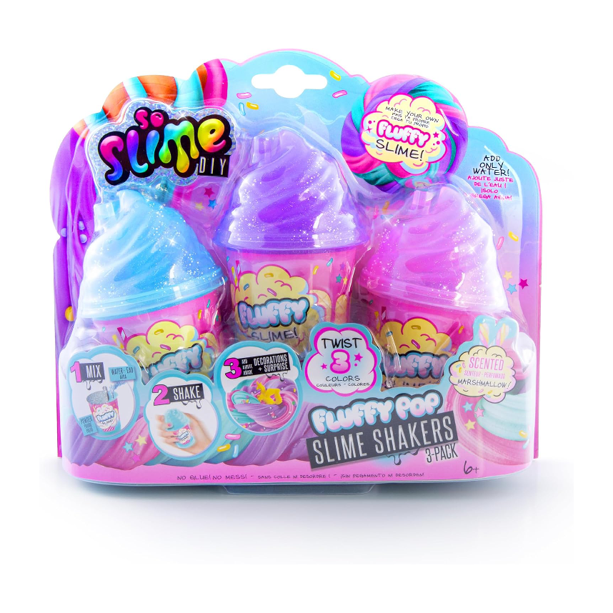 So Slime DIY Slime Shaker Fluffy (3-Pack)