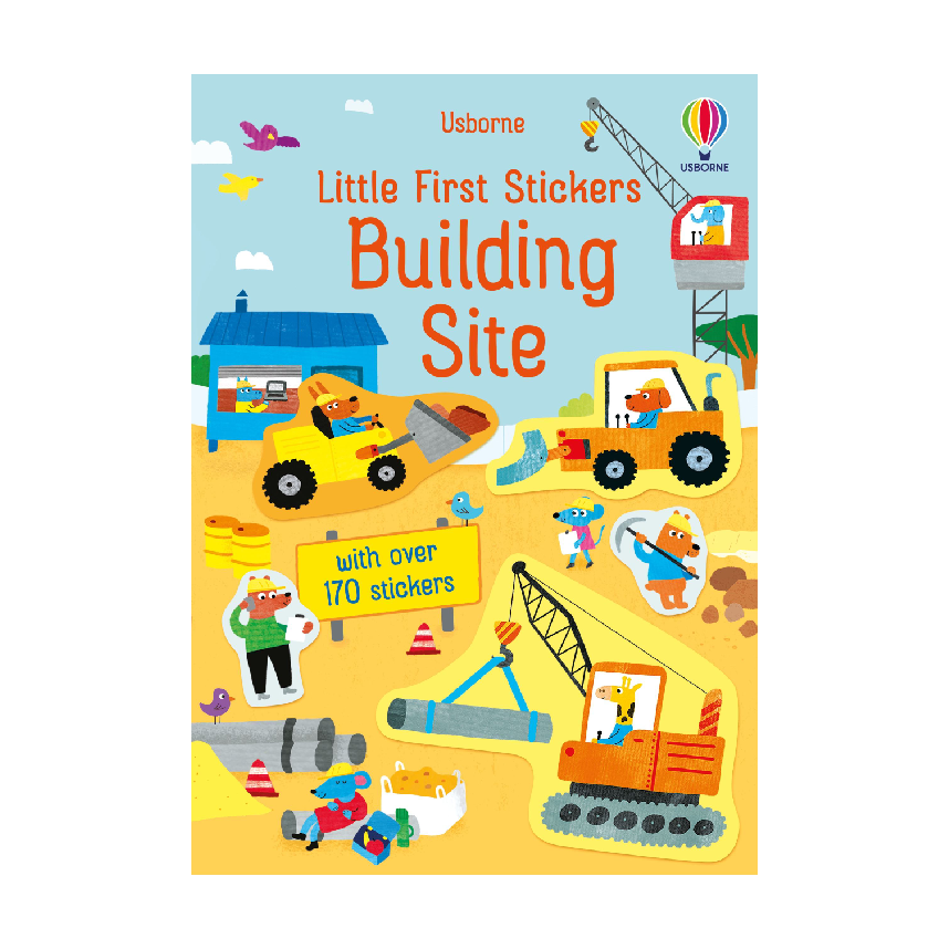 Usborne Little First Stickers Building Site