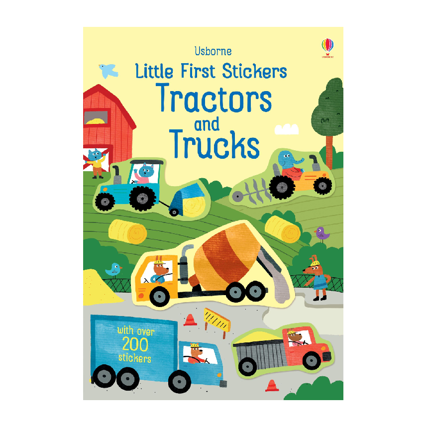 Usborne Little First Stickers: Tractors and Trucks