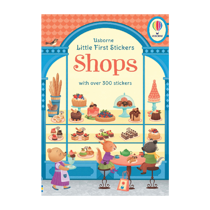 Usborne Little First Stickers: Shops