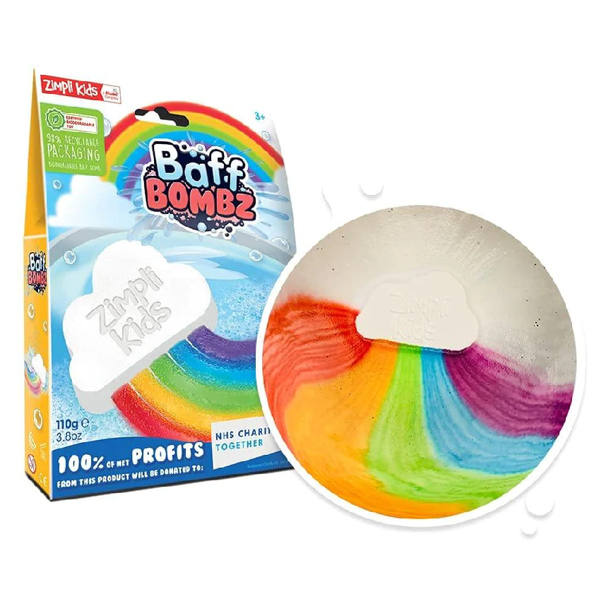 Zimpli Kids Baff Bombz: Rainbow Cloud