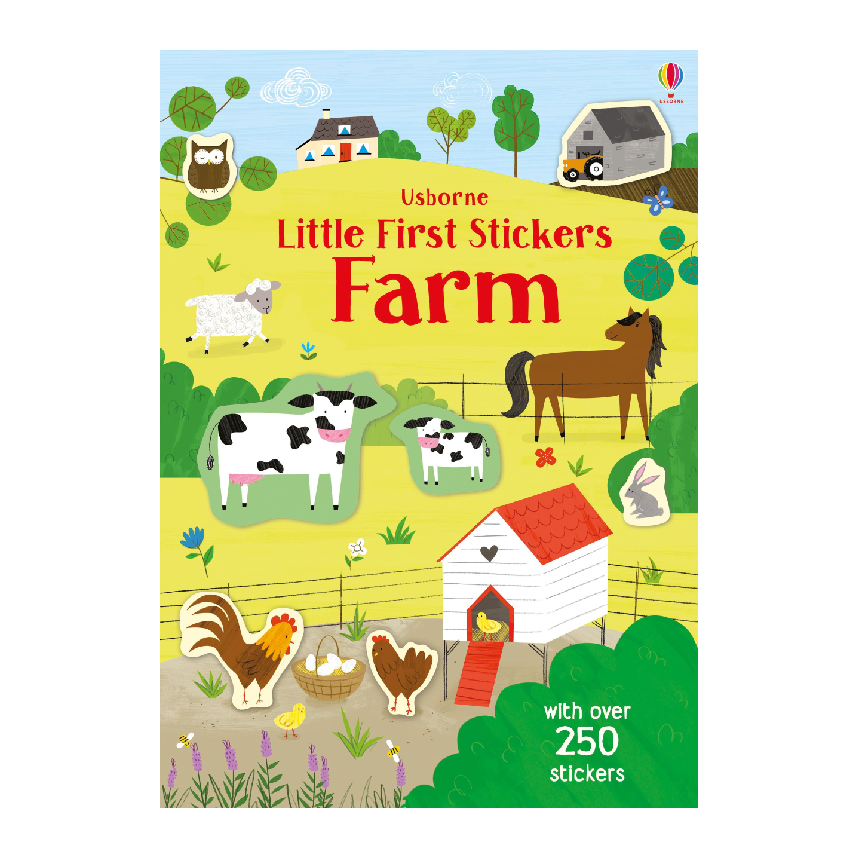 Usborne Little First Stickers: Farm
