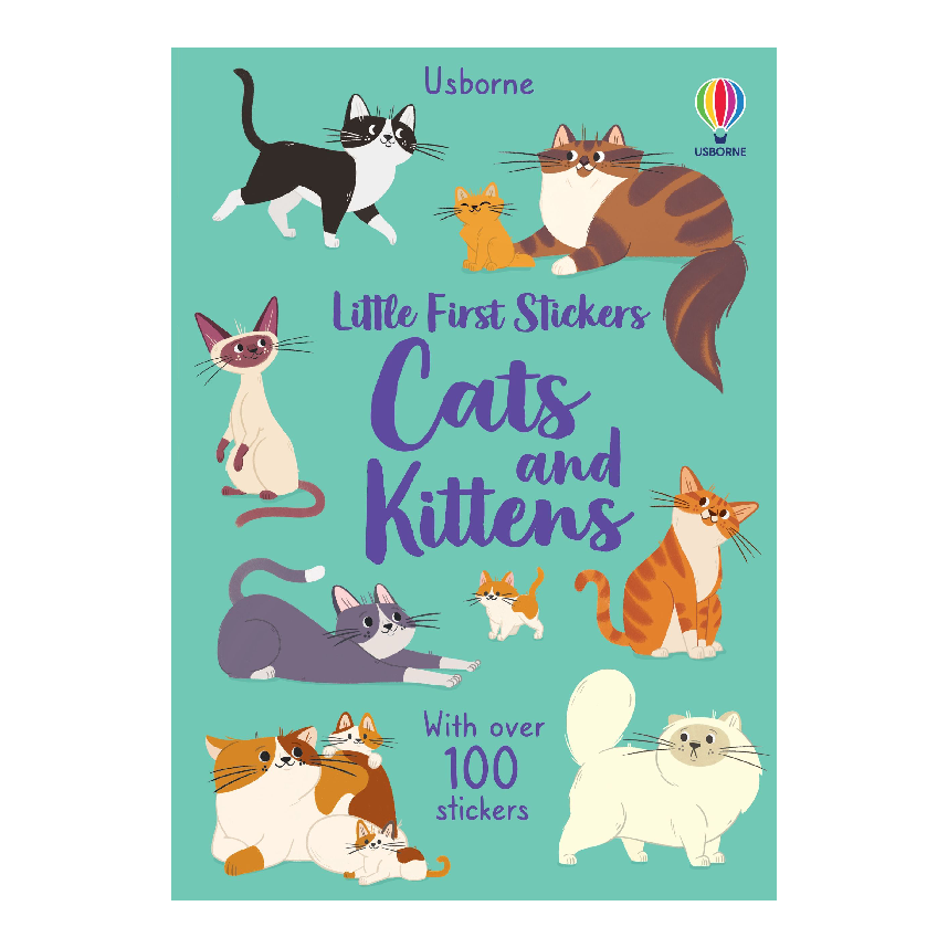 Usborne Little First Stickers Cats and Kittens