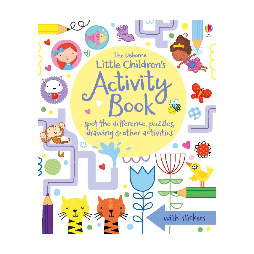 Usborne Little Childrens Activity Book: Spot the Difference, Puzzles and Drawing