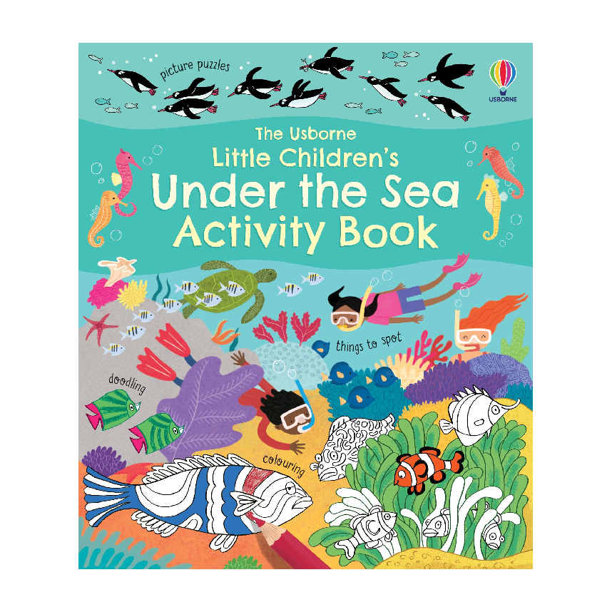 Usborne Little Childrens Under the Sea Activity Book