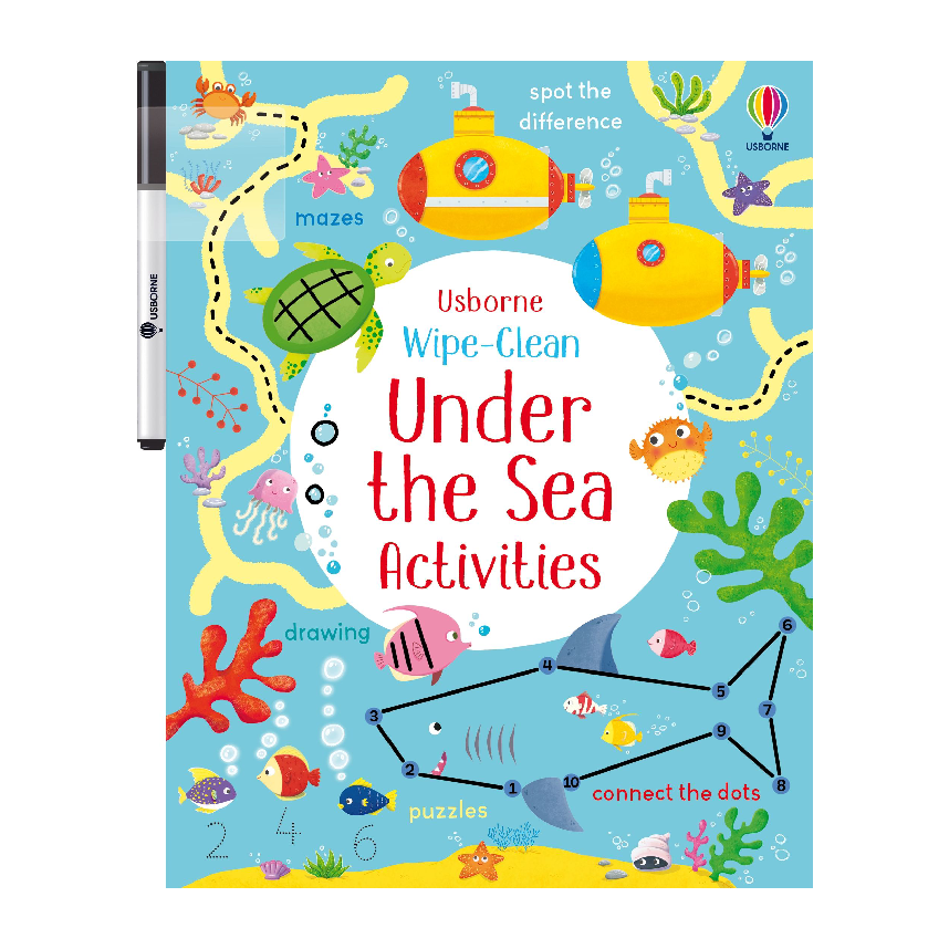 Usborne Wipe-Clean: Under the Sea Activities