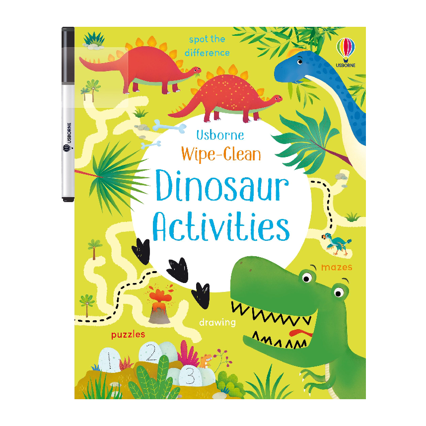 Usborne Wipe-Clean: Dinosaur Activities