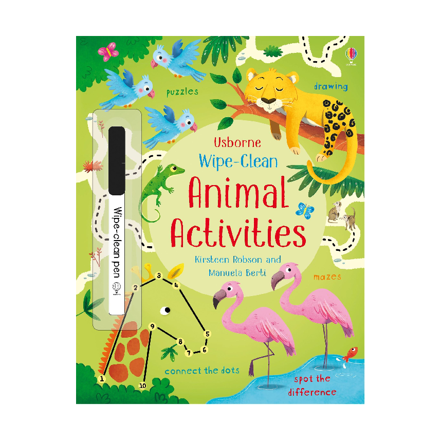 Usborne Wipe-Clean: Animal Activities