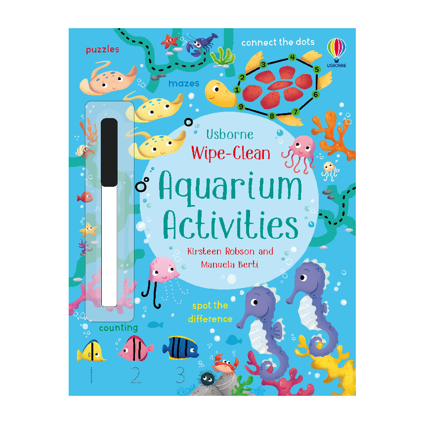 Usborne Wipe-Clean Aquarium Activities