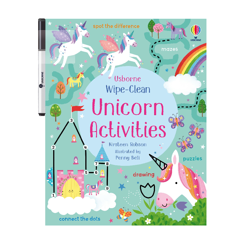 Usborne Wipe-Clean Unicorn Activities