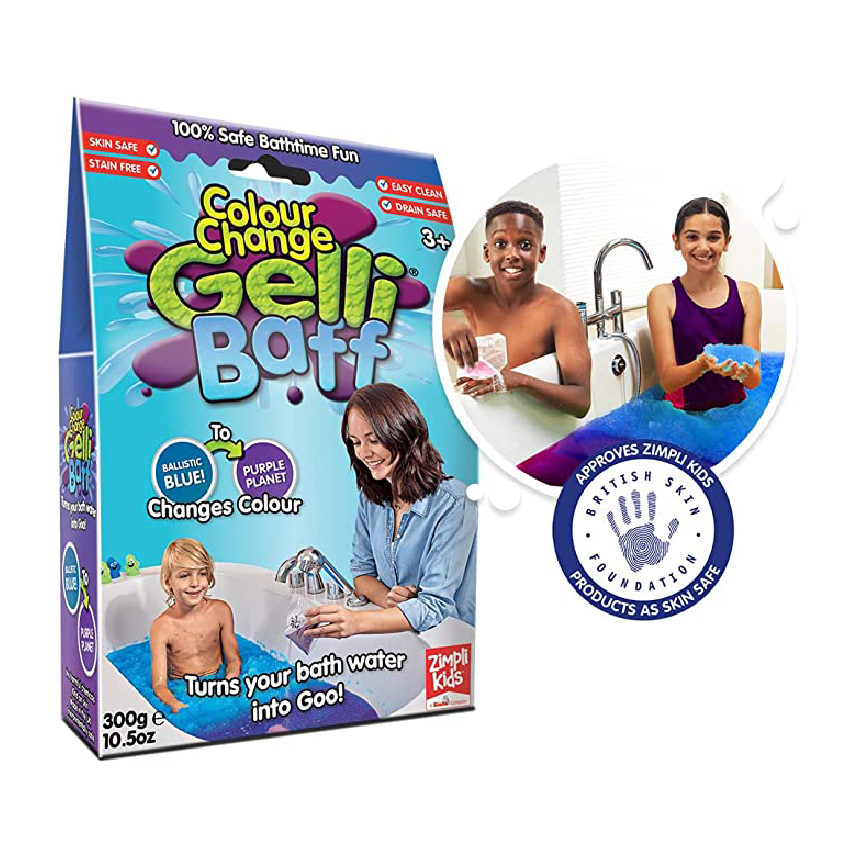 Zimpli Kids Gelli Baff Colour Change: Ballastic Blue To Planet Purple