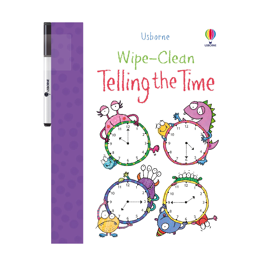 Usborne Wipe-Clean: Telling the Time