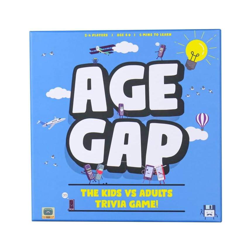 Gift Republic Age Gap - Kids Vs Adults Trivia Game
