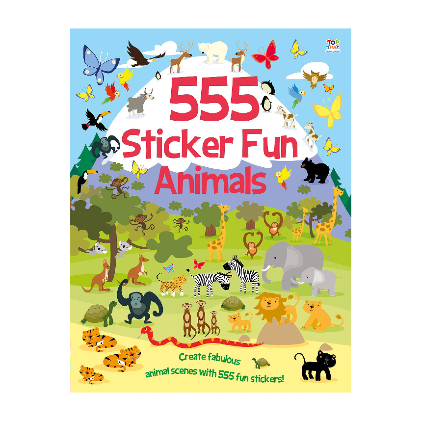 555 Sticker Fun Animals