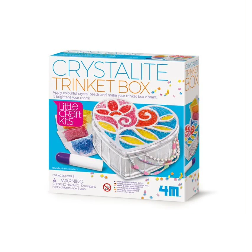 4M Little Craft Kits Crystalite Trinket Box