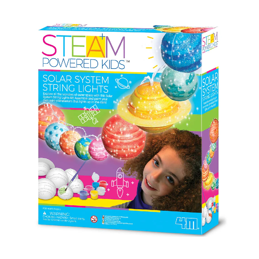 4M STEAM Powered Kids: Solar System String Lights