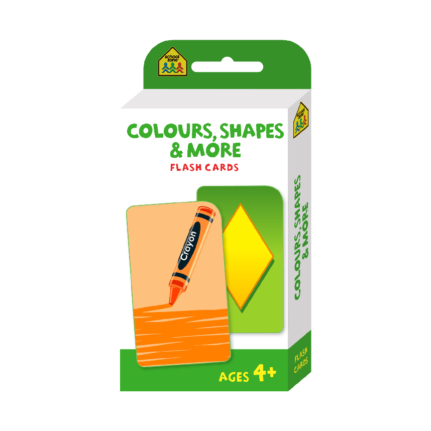 School Zone Flashcards: Colours Shapes & More