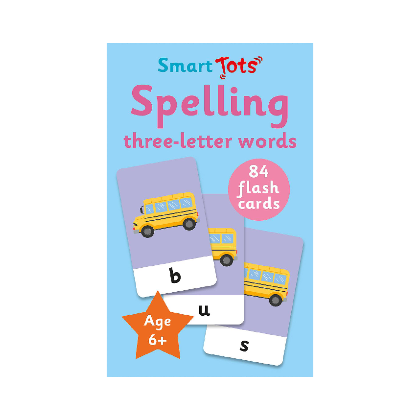 Smart Tots Flash Cards Spelling: Three-Letter-Words