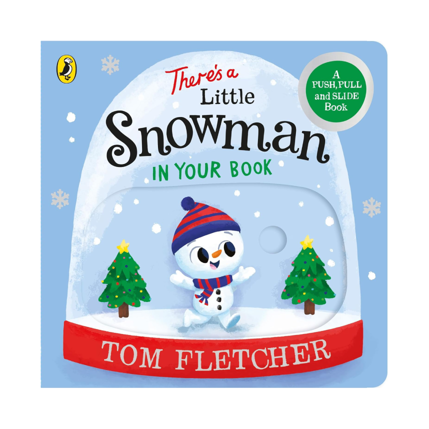 There's a Little Snowman in Your Book (Board Book)