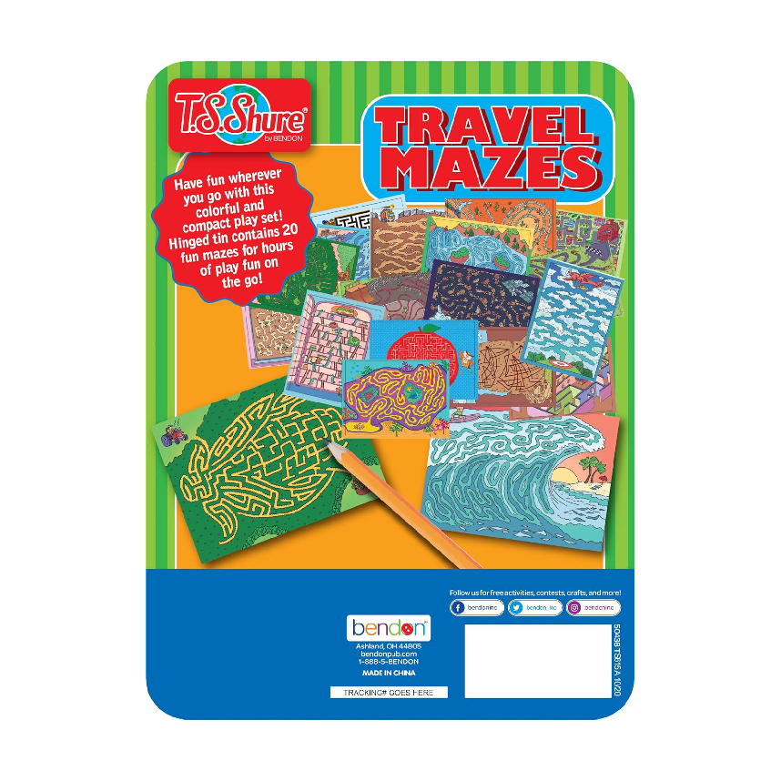 Mini Activity Tin: Travel Mazes