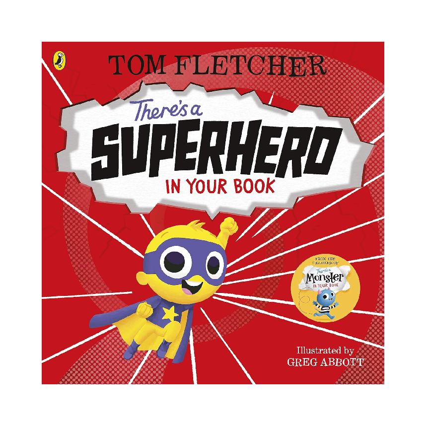 Theres A Superhero In Your Book (Board Book)