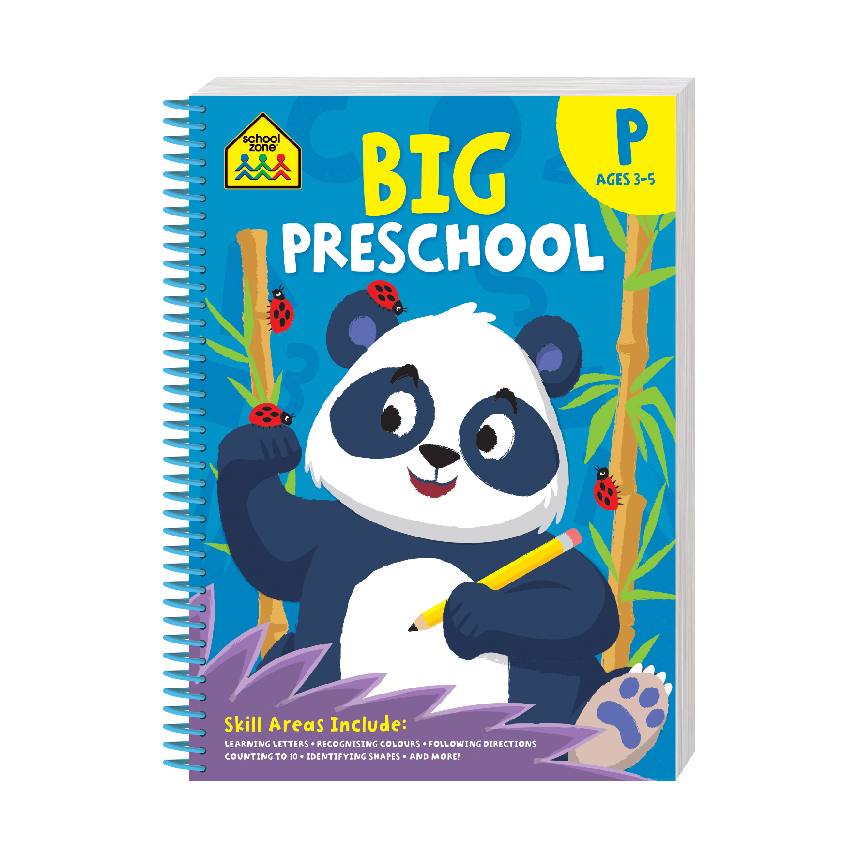 School Zone Giant Preschool Workbook (Ages 3-5)