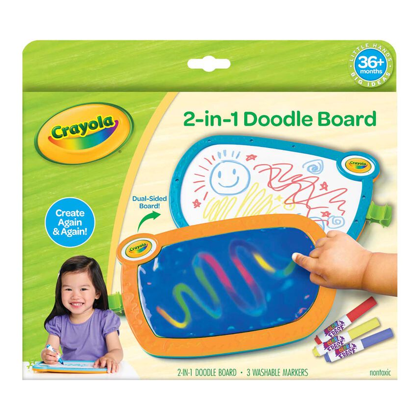 Crayola Young Kids 2-in-1 Doodle Board (Markers)