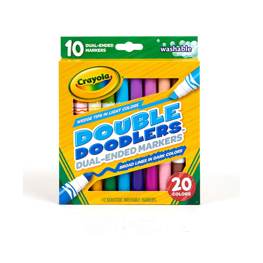 Crayola Dual-Ended Double Doodlers Markers (10ct)