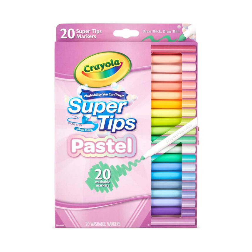 Crayola Pastel Supertip Markers (20ct)